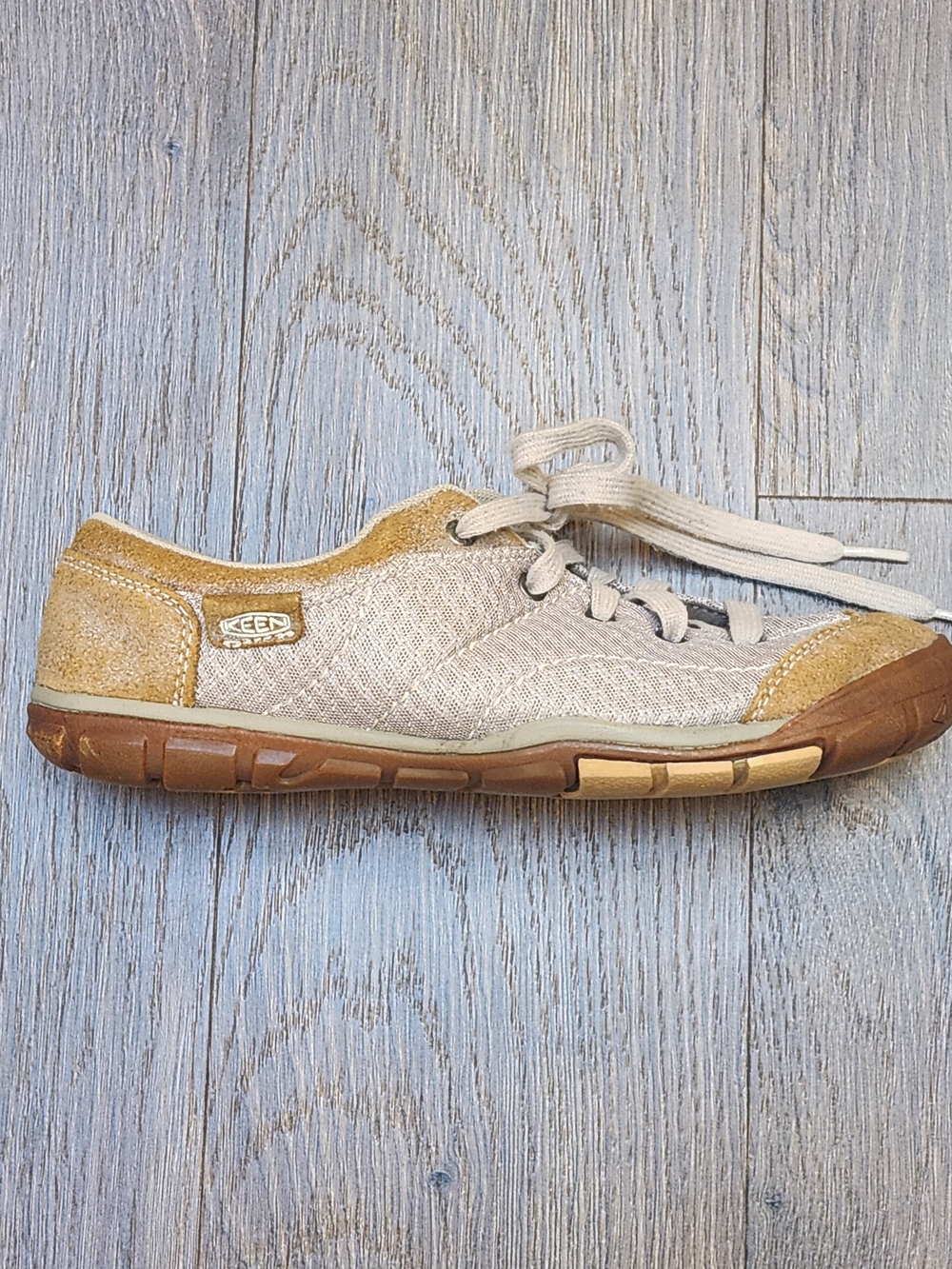 KEEN Mercer Lace II CNX Women's Hiking Shoes Barefoot 1012360 Latte Beige Size 8 - Picture 9 of 15
